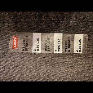 Women’s Genuine Levi’s Black Jeans size 2 w26 L26